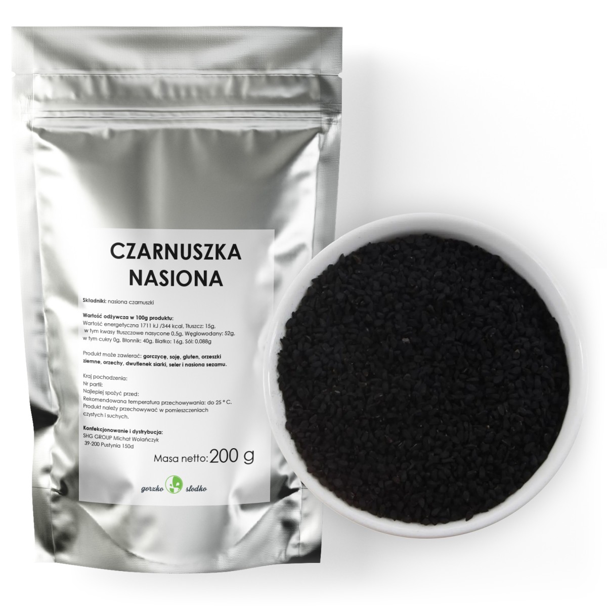 Czarnuszka nasiona - czarny kmin
